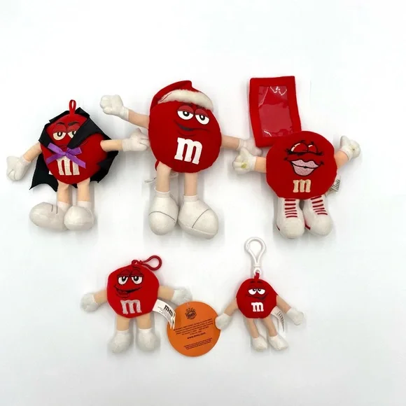 M&M'S | Toys | Lot Of 5 Mms Plush Character Toys Red Mm Kid Toys